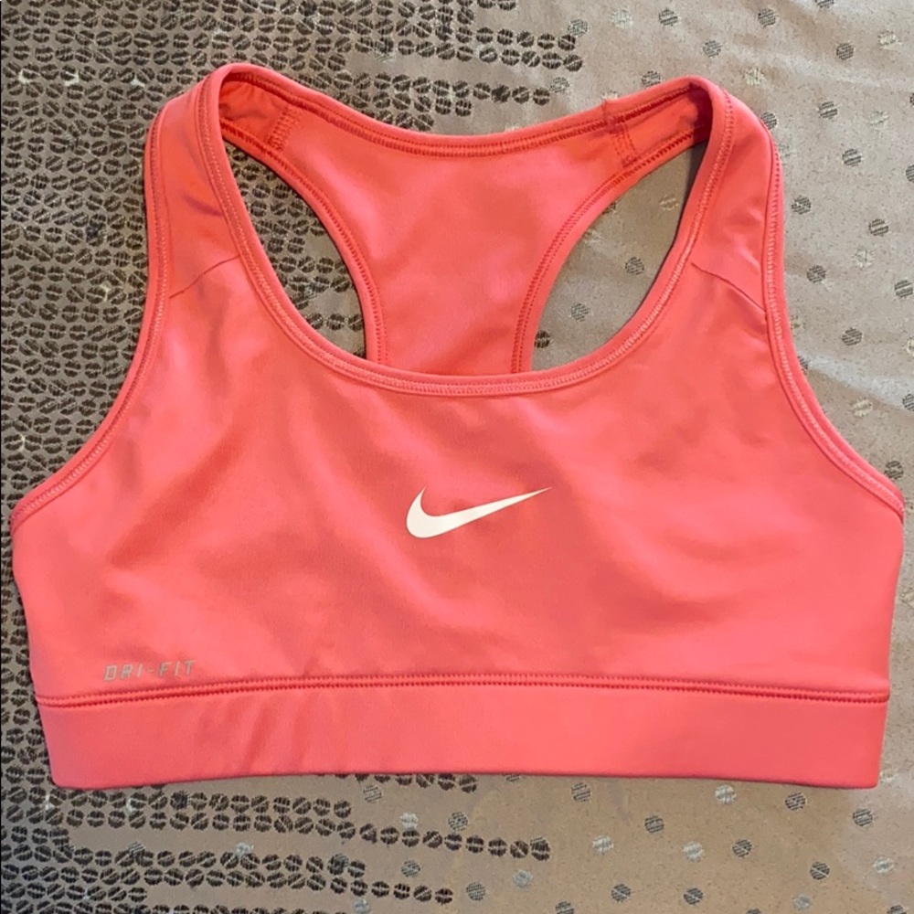 Nike Blush Pink Racerback Dri-Fit Sport Bra